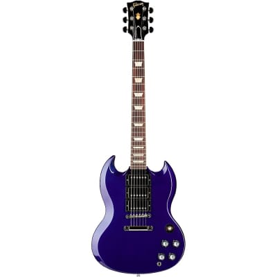 Gibson Custom SG Standard Fat Neck 3-Pickup Electric Guitar Candy Blue image 3