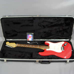 1988 Fender Stratocaster Plus - RARE Razzberry Red Finish! Raspberry Strat 88 Razz Berry image 13