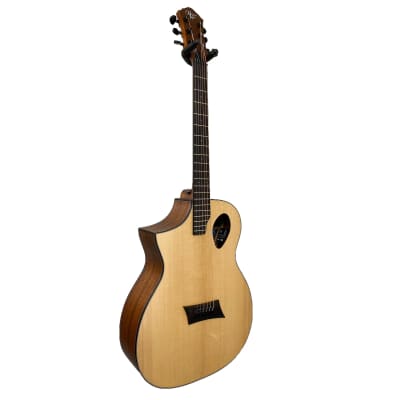 Michael Kelly Forte Port Electric/Acoustic Guitar - Left Handed - Natural Finish for sale