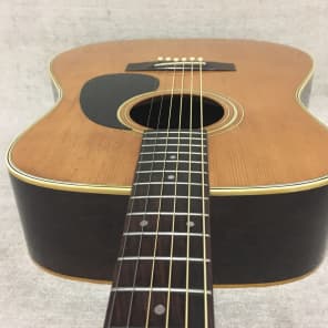 Vintage 1975 Morris W-20 Dreadnought Acoustic Guitar Japan MIJ