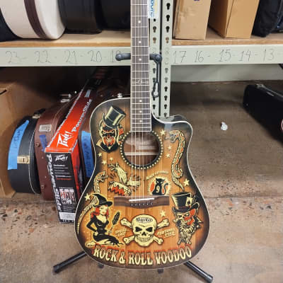 Fender Vince Ray Spook Show T-Bucket acoustic Dreadnaught | Reverb