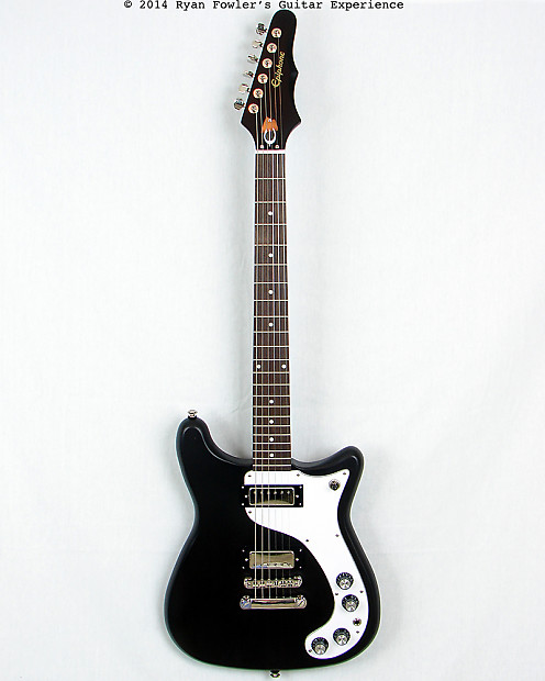Epiphone 1966 Worn Wilshire Black | Reverb