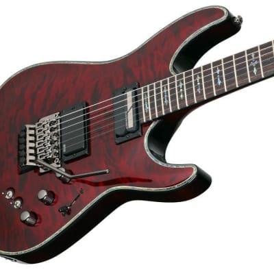 Schecter Hellraiser C-1 FR S Sustainiac Black Cherry Electric Guitar + HARDSHELL CASE! image 5
