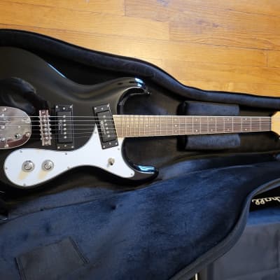 Eastwood Eastwood Sidejack Pro DLX Series Alder Body German Carve Top Bolt-On Neck 6-String Electric Guitar 2020-2022 - Black for sale