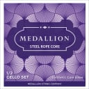 Medallion Steel Medallion Ropecore 1/2 Cello String Set