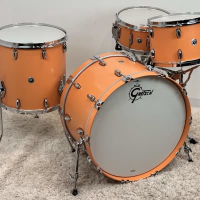 Gretsch 24/13/16/6.5x14" Brooklyn Drum Set - Exclusive Cameo Coral image 3