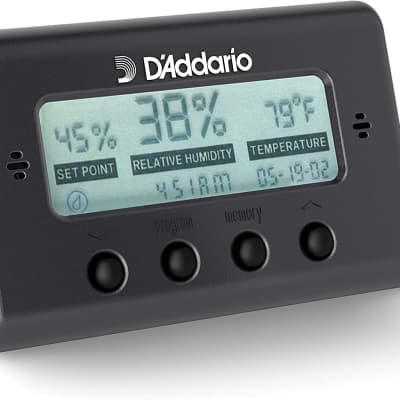 MusicNomad Hone - Guitar Hygrometer - Humidity & Temperature Monitor (MN312)
