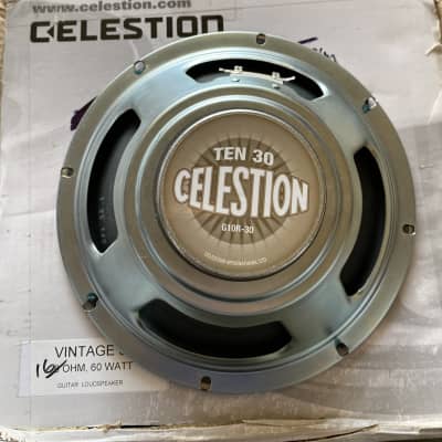 Celestion G10R-30 Ten 30 10" 30-Watt 16ohm Guitar Amp Speaker 2020s - Silver image 2
