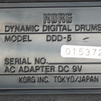 KORG DDD-5 Dynamic Digital Drum Machine Vintage Manual Memory Cards Cassette image 5