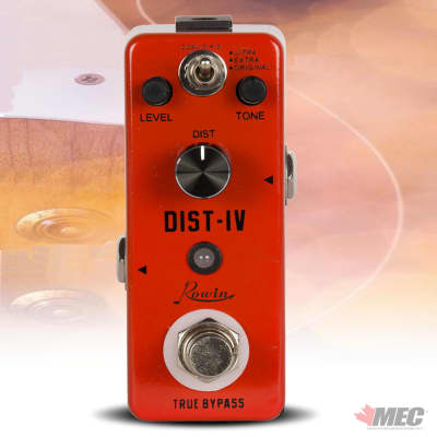 Rowin DIST IV LEF-301D Distortion Guitar Effect Pedal True Bypass Ships Free image 2