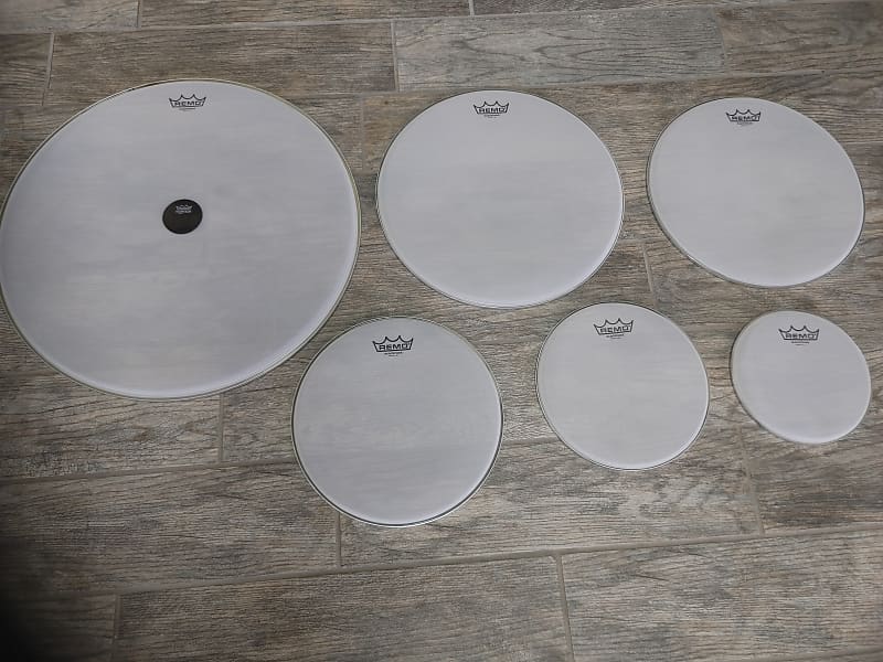 Remo Remo Silent Stroke Drum Heads 2022 White Reverb