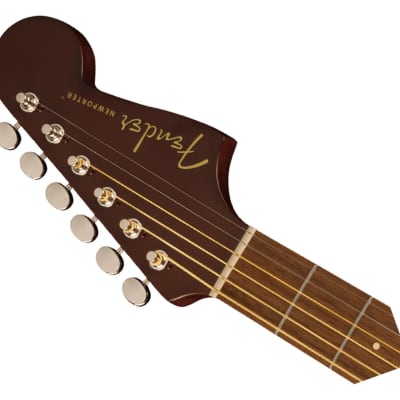 Open Box Fender Newporter Player A/E Guitar - Sunburst w/ Walnut FB image 4