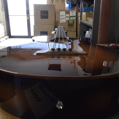 Teton Acoustic Electric Bass STB130FMGHBCENT 2020s - Golden Honey Burst Gloss image 7