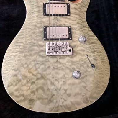PRS SE Custom 24  Quilted select top  with matching headstock & Ebony fretboard  2015 - With Bare Knuckle  Pickups Unpotted  Mules. Brushed Nickel covers. Hard Case Included image 23