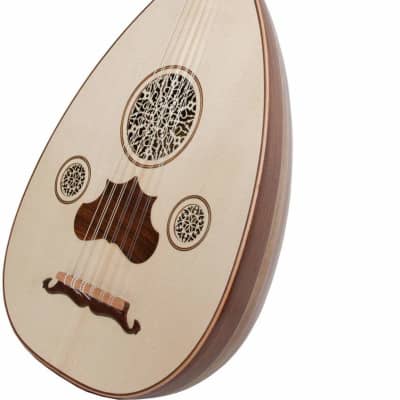 Turkish Oud Package Includes: Mid-East Turkish Oud W/ Gig Bag - Sheesham  + Snark Clip-On Chromatic image 2