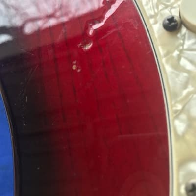 Fender Strat Plus Deluke 1989 - crimson frost image 8