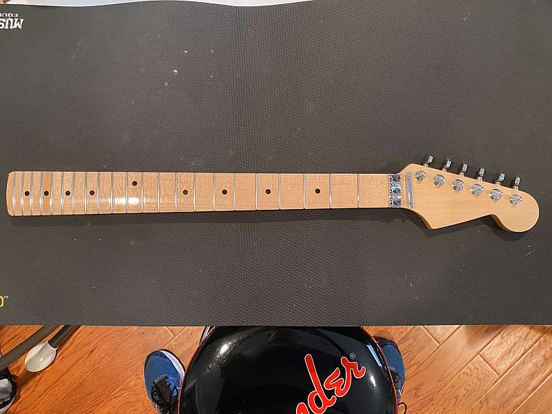 Warmoth Strat Neck Floyd Rose R2 Lock Nut Reverb