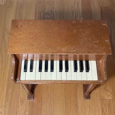 Schoenhut Antique Wooden 25-Key Upright Toy Piano, 20" High, Works Great! image 4
