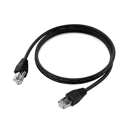 Whirlwind ENC3005BK RJ45 CAT5e Ethernet cable - Black - 5 Feet image 1