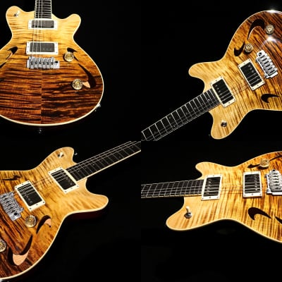 T's Guitars Arc-Hollow 22 Brawn Faded[Made in Japan] | Reverb