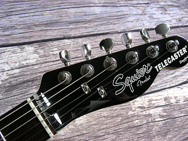 2004 Squier by Fender Black & Chrome Standard Telecaster