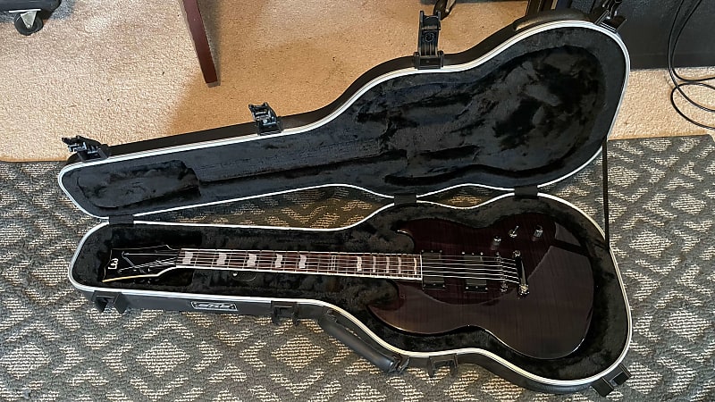 ESP LTD Viper 300FM See-Thru Black Electric Guitar w/ SKB