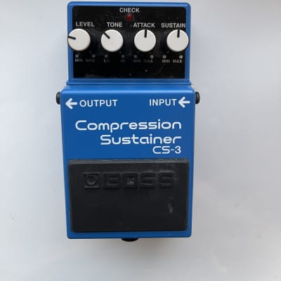 Boss CS-3 Compression Sustainer (Silver Label) 1997 - Present - Blue image 1
