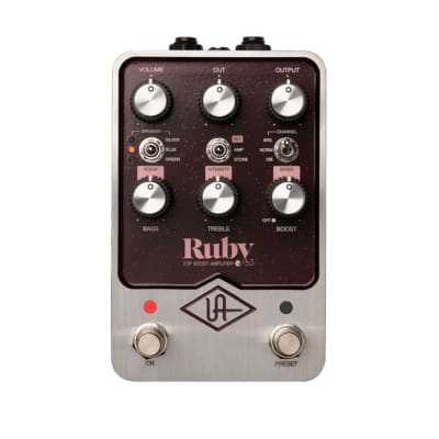 Universal Audio UAFX Ruby '63 Top Boost Amp Pedal | Reverb