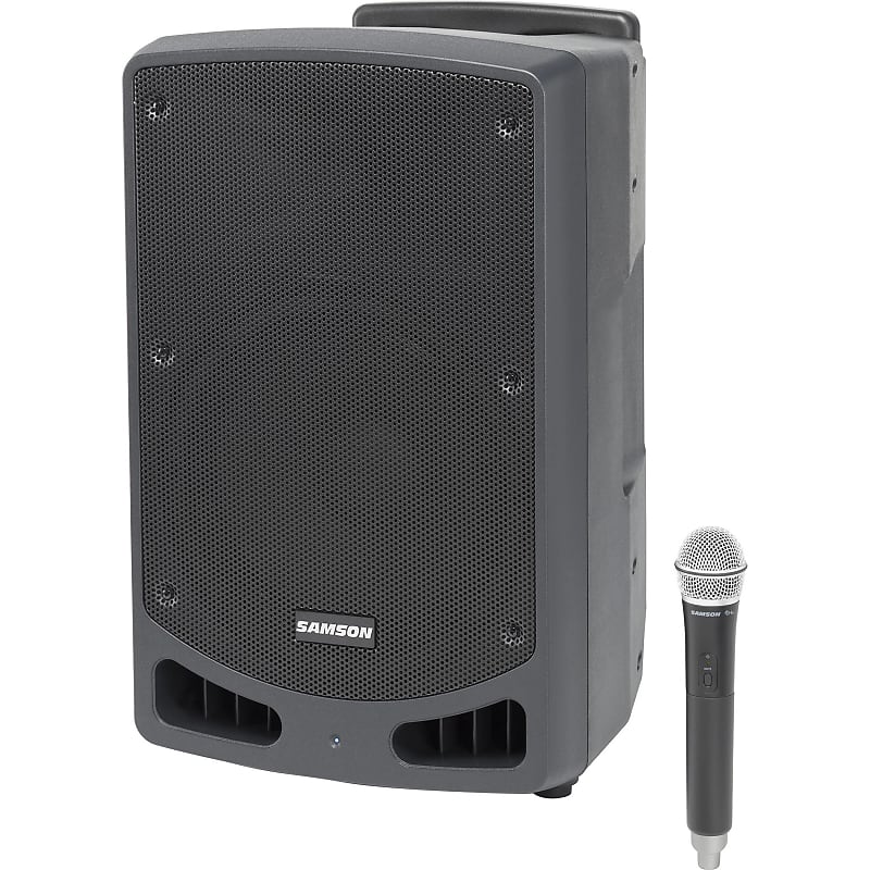 Samson Expedition XP312w-K 300-Watt Portable PA System with Wireless Microphone (K-Band: 470-494 MHz) image 1