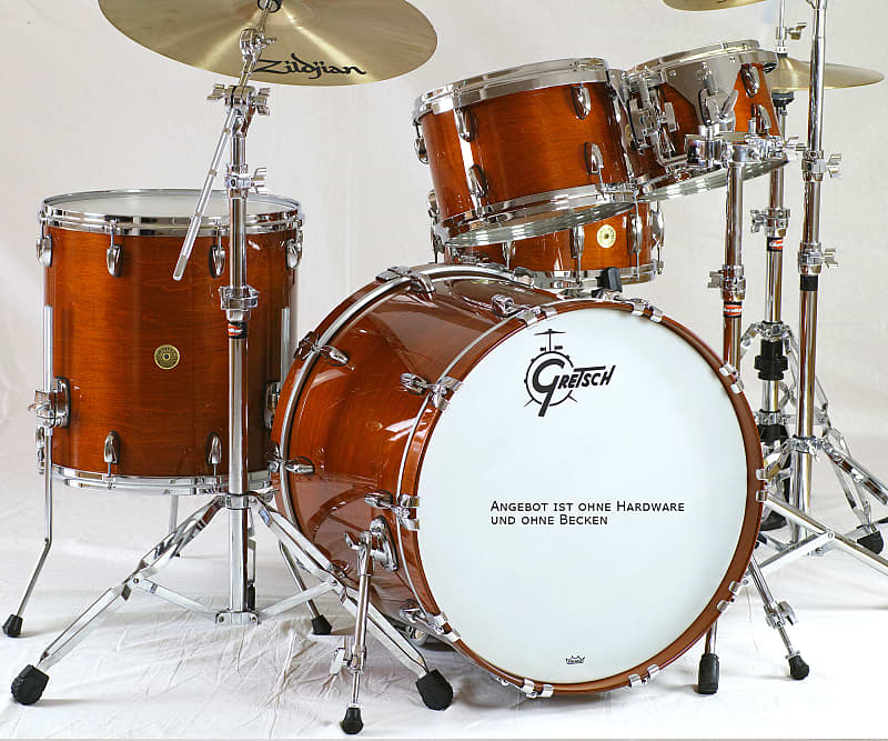 Gretsch USA Custom Maple Shellset, Burnt Orange Gloss Reverb