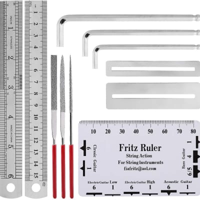 IOppwin Guitar Repairing Tool Kit(26PCS) Wire Plier,String Organizer,Fingerboard Protector,Hex Wrenc image 4