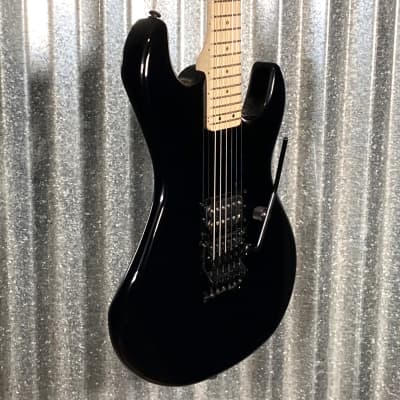 G&L USA Fullerton Deluxe Rampage 24 Jet Black Guitar & Bag #5044 image 6