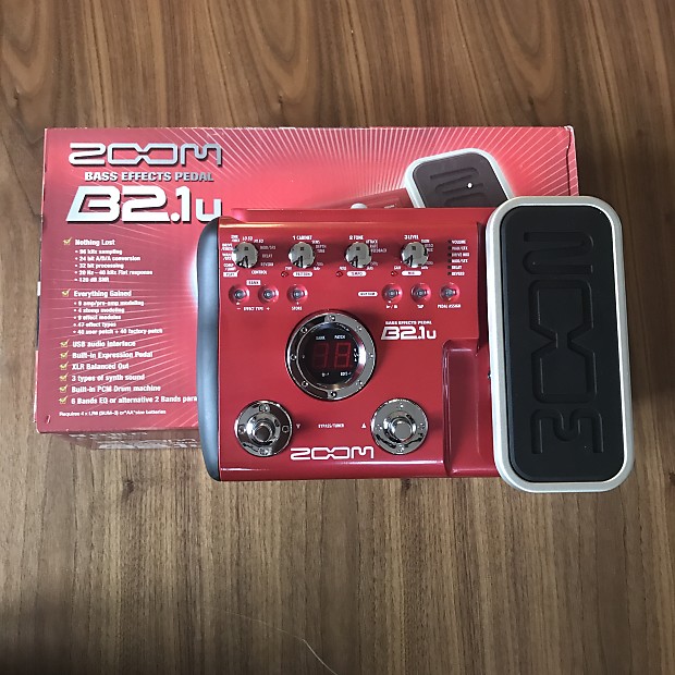 Zoom B2.1u Bass Effects Pedal (USB & Expression Pedal) | Reverb UK