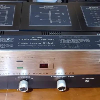Fully Restored McIntosh MC-2150 Power Amplifier - Stereo 150WPC Or Mono 300W Powerhouse! image 5