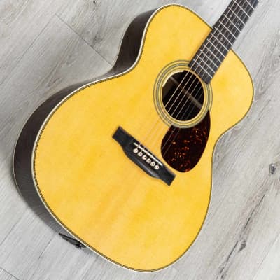 Martin OM-28E Acoustic Electric Guitar, Rosewood Back & Sides, Sitka Spruce Top image 3