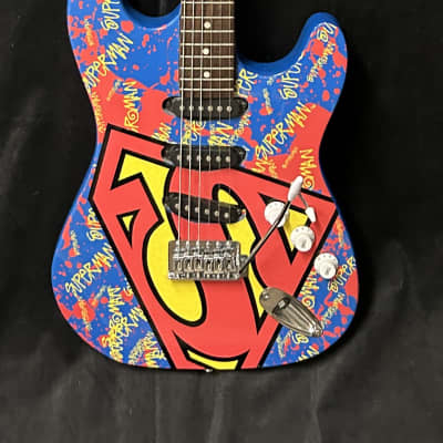 Unbranded Superman Stratocaster style image 3