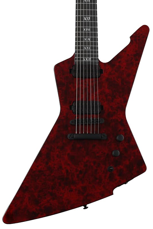 Schecter E-7 Apocalypse Electric Guitar - Red Reign image 1