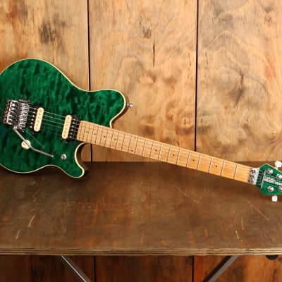 Ernie Ball Music Man EVH Van Halen Signature Green Quilted USED!! image 21