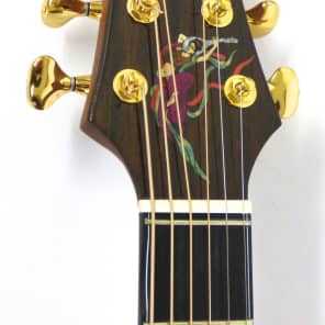 Yulong Guo Concert Steel String Guitar - Spruce Double Top, Koa back/sides image 7