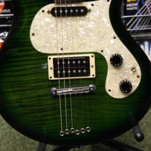Patrick Eggle New York Plus electric guitar in citrus green - Made in England image 3