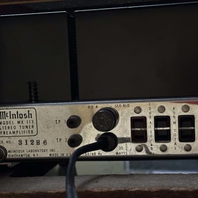 Vintage McIntosh MX113 Tuner/Preamp Classic image 13