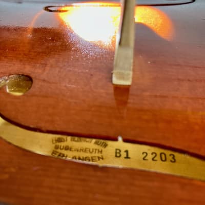 Ernst Heinrich Roth 4/4 violin Stradivarius copy 1971 - red brown image 15