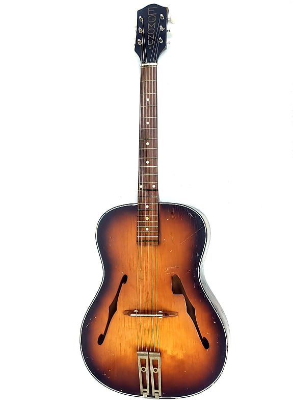 Vintage Egmond Hollowbody Acoustic Guitar Reverb