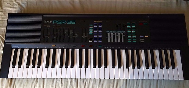 Yamaha Psr36 1988 Portable Vintage Digital Synthesizer 61 