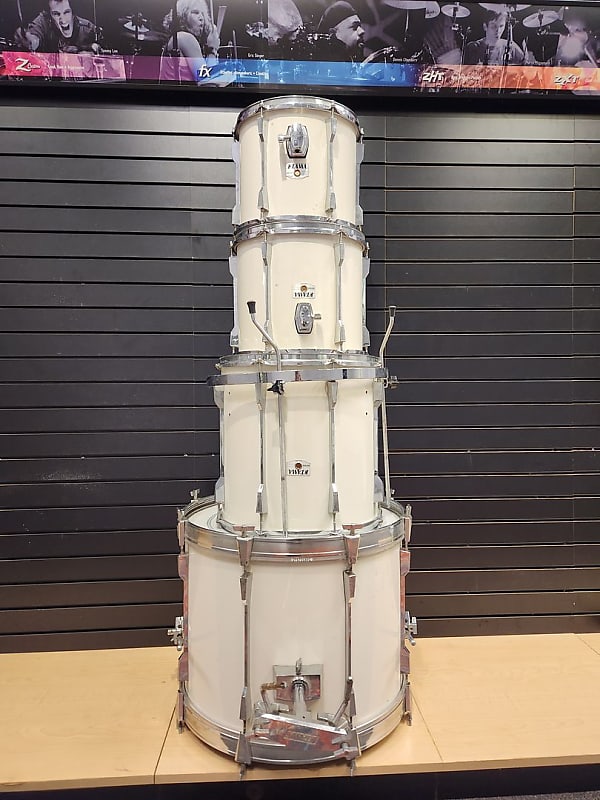 Tama Rockstar DX Drum Set With Hardware & Cymbals(4 Piece) Reverb