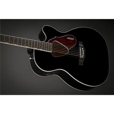 Gretsch Acoustic Collection G5013CE Rancher Jr Acoustic Electric Guitar, Rosewood Fretboard, Black image 5
