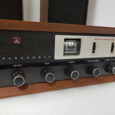 Fully Restored Panasonic EA-802 Stereo Integrated Tube Amp (MF-800 System Based On Luxman SQ5B) - Uber Cool Audio Meter And Motional Feedback System! image 1
