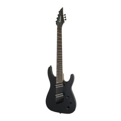 Jackson X Series Dinky Arch Top DKAF7 MS 7-String Multi Scale Electric Guitar with Poplar Body, Laurel Fingerboard, and 24 Jumbo Frets (Right-Handed, Gloss Black) image 3