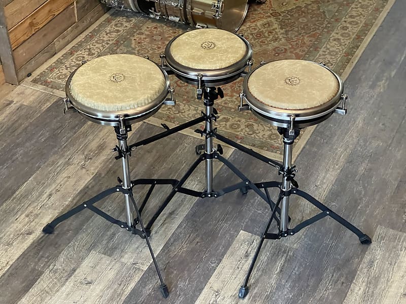 Pearl Travel Conga Set with Stands 11