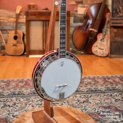 Deering Calico "Ox Blood" 5-String Banjo #AE35D image 6